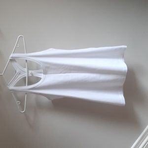 Size 8 womens white lululemon tank top